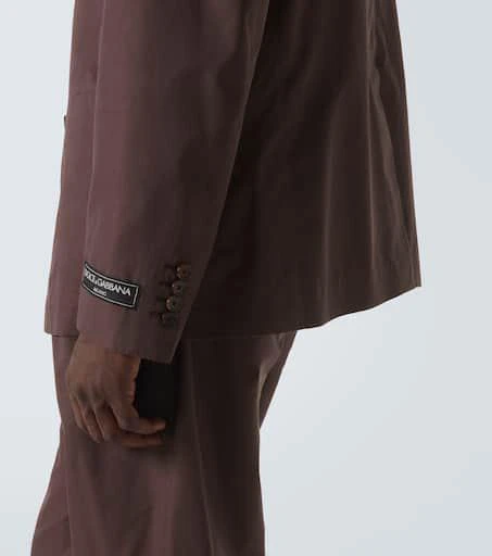 Dolce 
Gabbana Cotton and silk poplin blazer 6