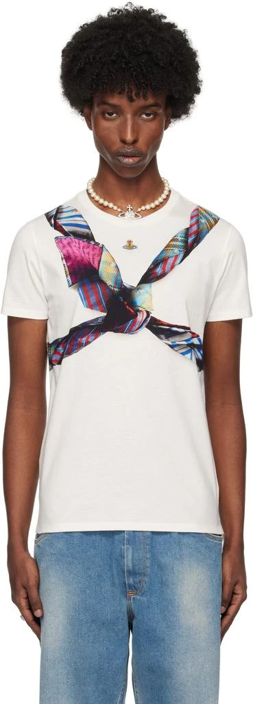 Vivienne Westwood White Tie Bondage Peru T-shirt 1