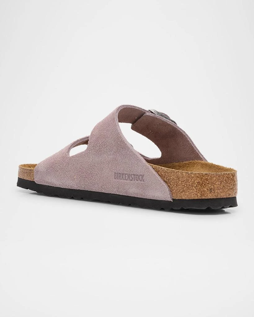 Birkenstock Arizona Suede Dual-Buckle Slide Sandals 3