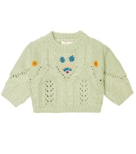 Louise Misha Baby Georgette embroidered sweater 1