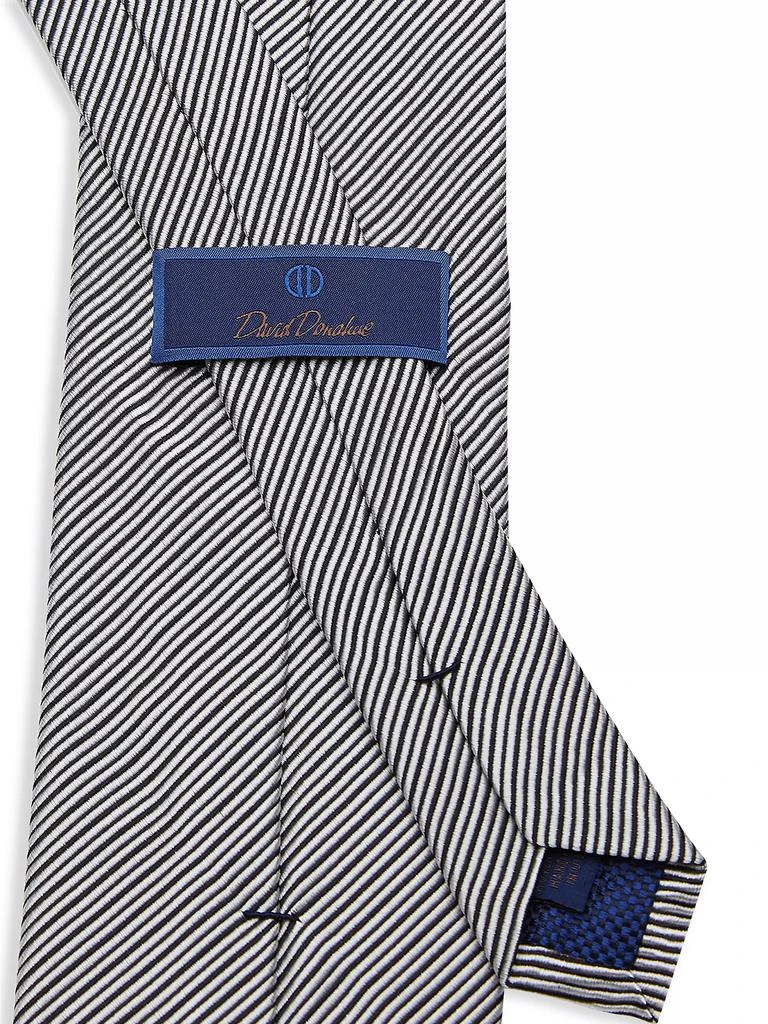 David Donahue Patterned Silk Tie 2