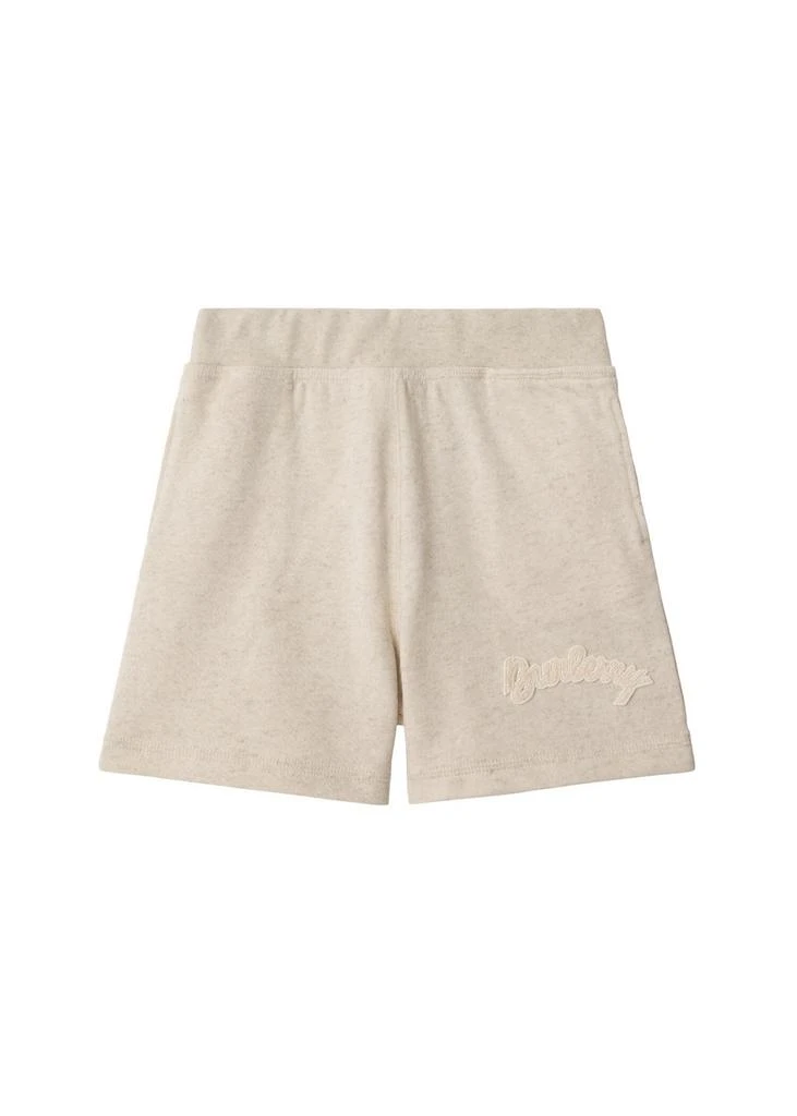Burberry Logo cotton linen shorts 1