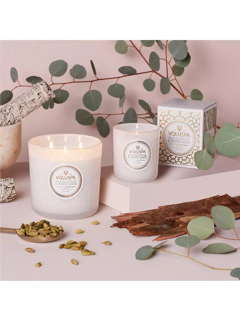 Voluspa Eucalyptus & White Sage 5-Wick Hearth Candle 3