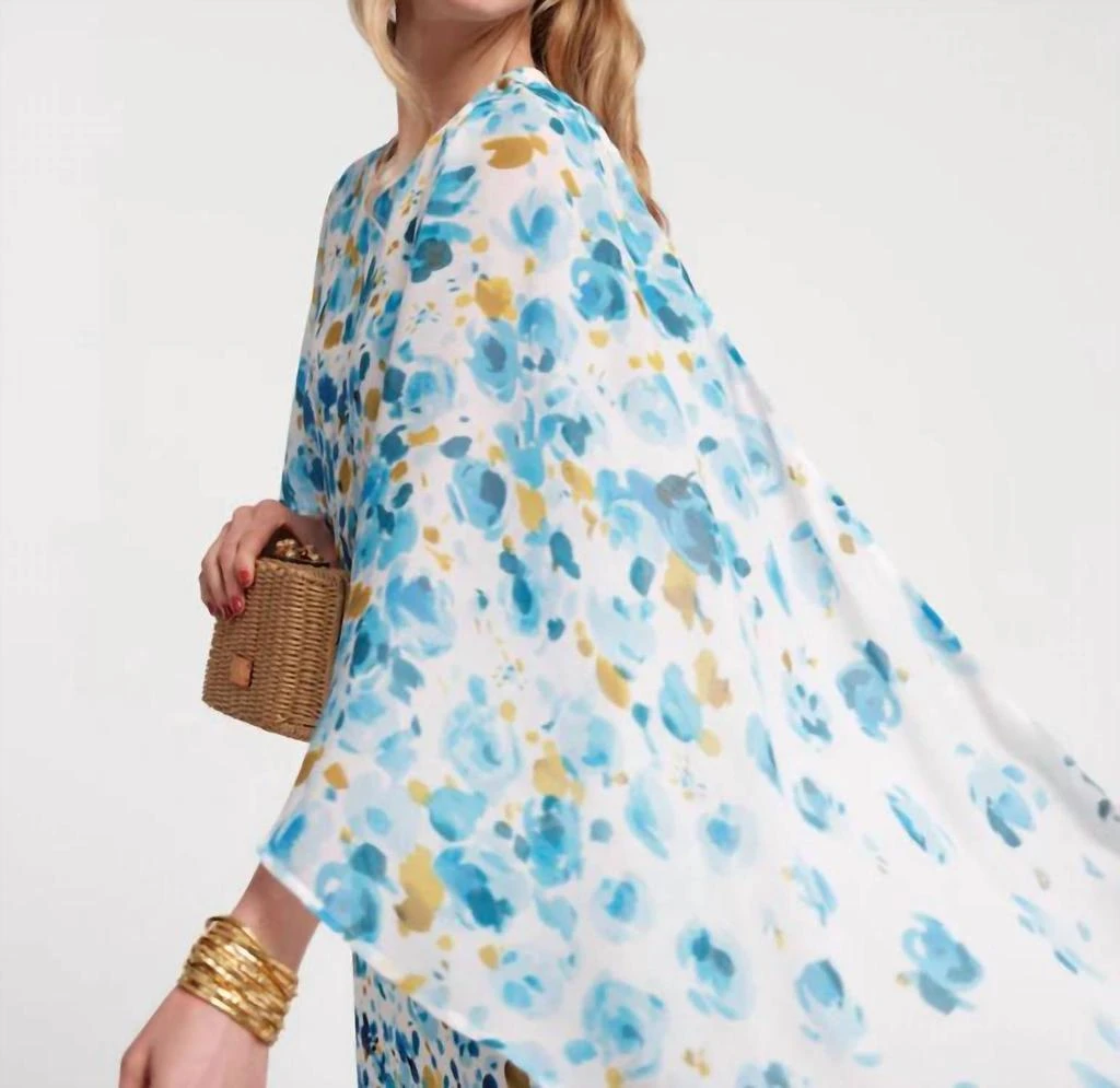 Frances Valentine Frances Valentine - Pocket full of posies Mini Cape Dress 3