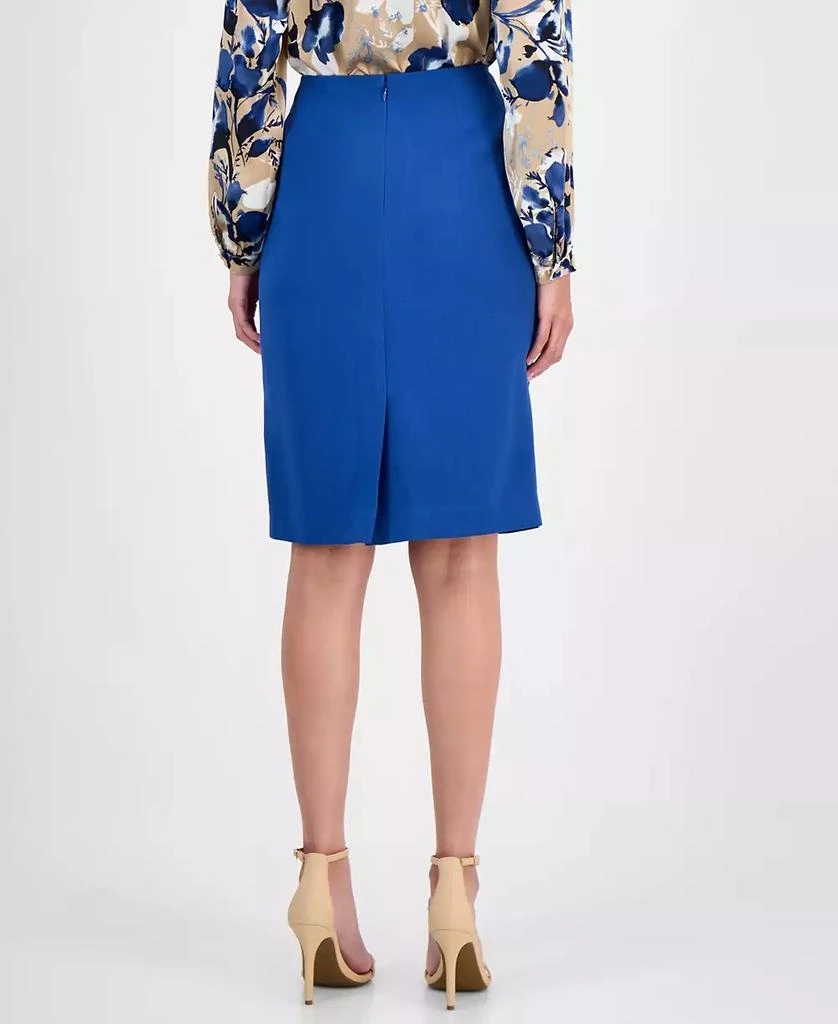 Kasper Women's Stretch-Crepe Knee-Length Pencil Skirt 4