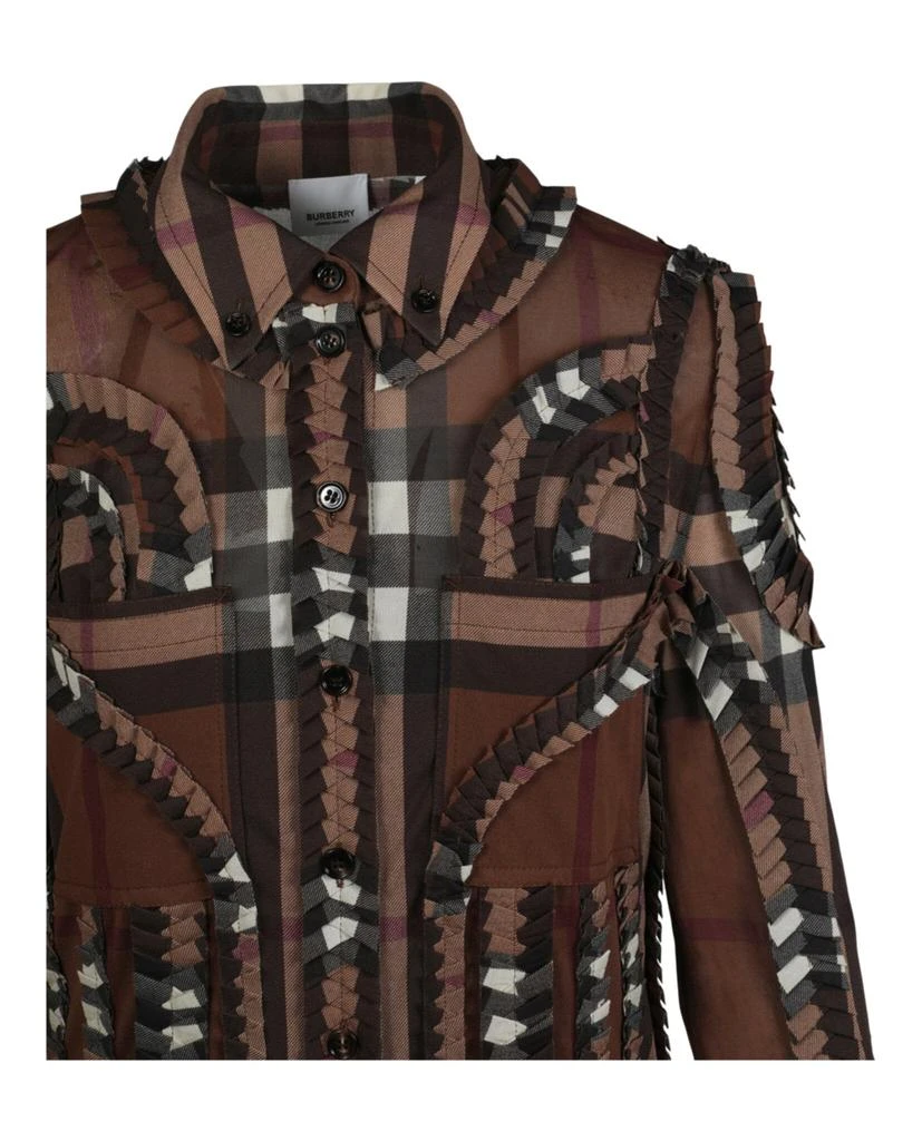 Burberry Pleated Button-down Shirt Dress 3