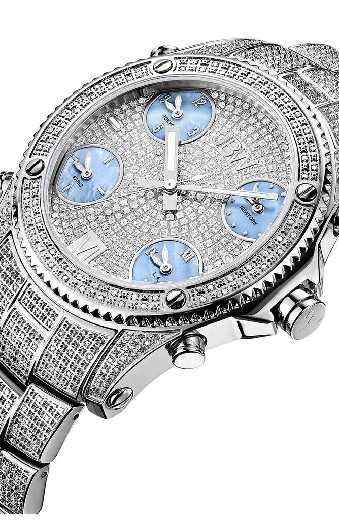 Jbw Men's Jet Setter Diamond Watch, 56mm - 2.34 ctw 3