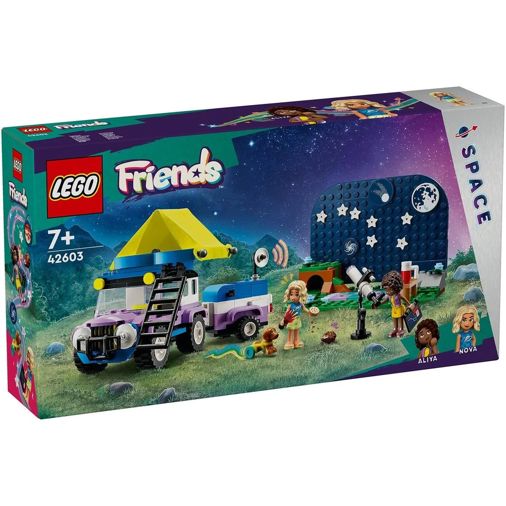 undefined LEGO Friends Stargazing Camping Set with 4x4 Toy Car 42603 1