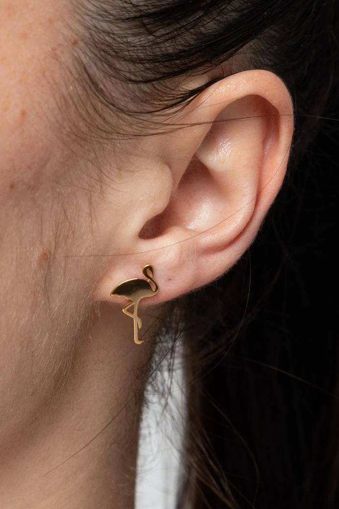 Los Angeles Apparel JWL339 - Flamingo Earrings 3