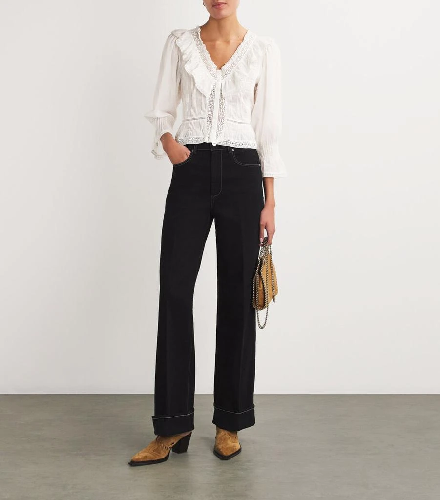 Rixo Frill-Trim Solene Blouse 2