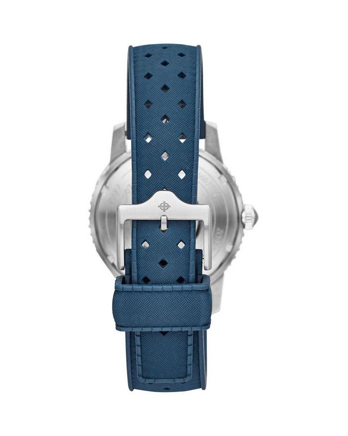 ZODIAC Compression Diver Automatic Rubber Strap Watch, 40mm