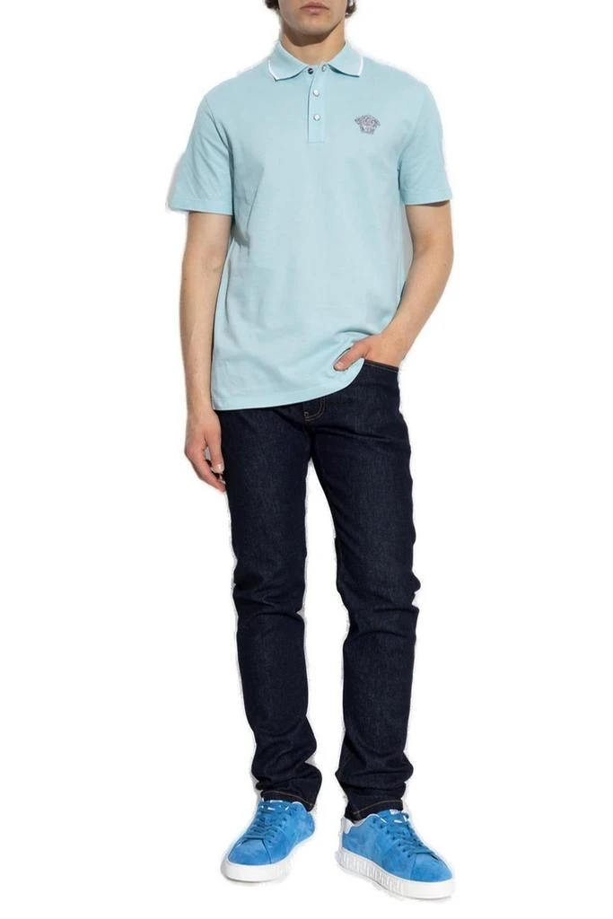 Versace Versace Medusa Head Short-Sleeved Polo Shirt 4