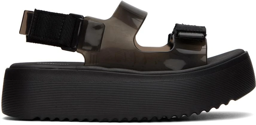Melissa Black Brave Papete Platform Sandals 1