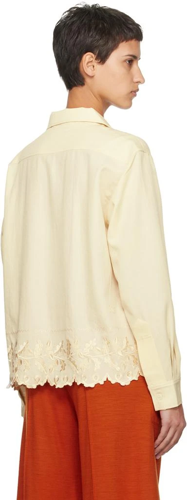 BODE Off-White Scalloped Acorn Shirt 3
