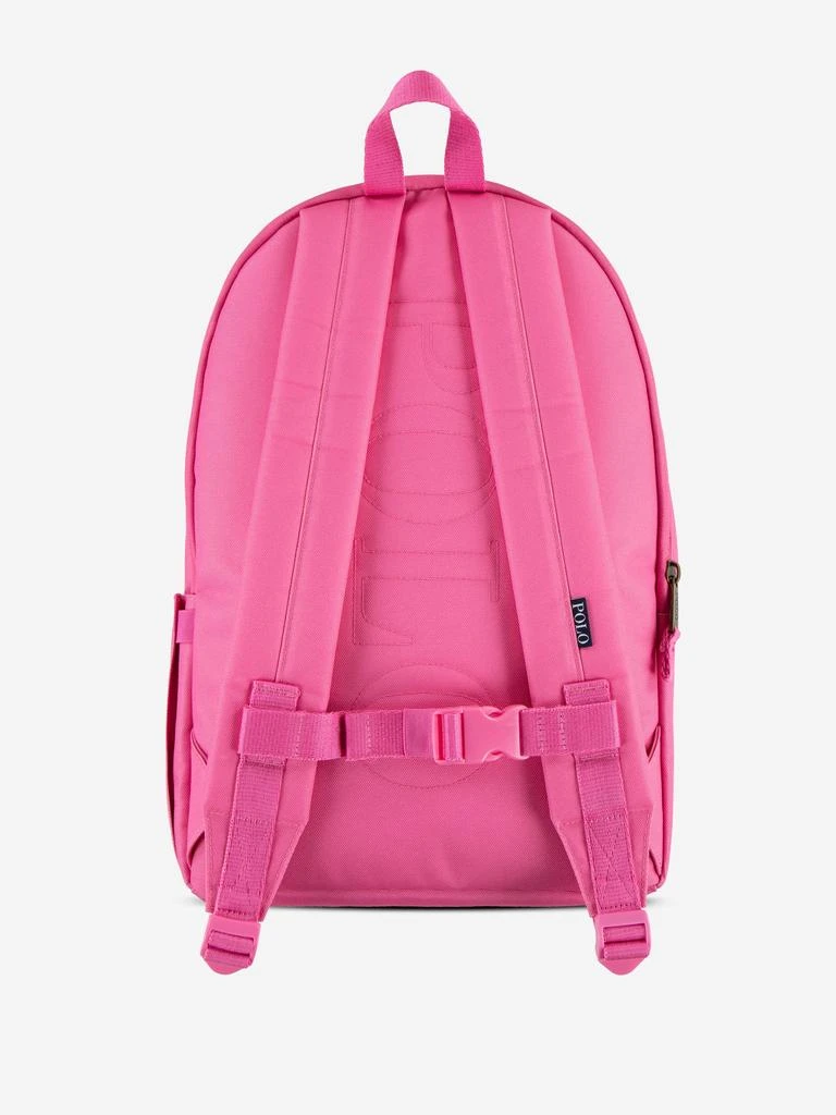 Ralph Lauren Girls Polo Bear Backpack in Pink (35.5cm) 2