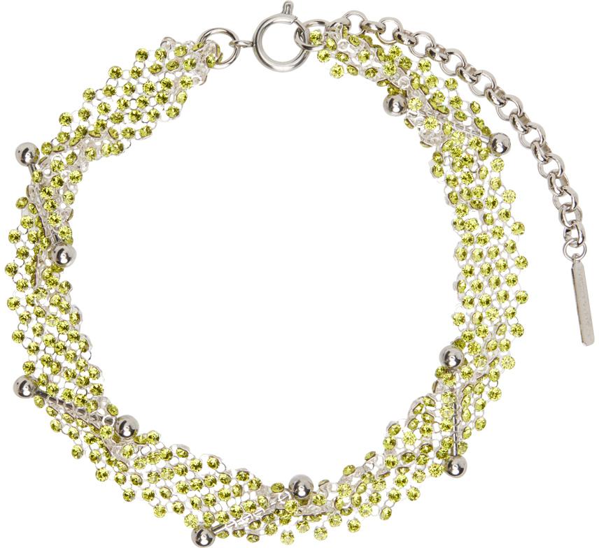 Justine Clenquet Silver Evie Necklace - JEWELRY - BeyondStyle