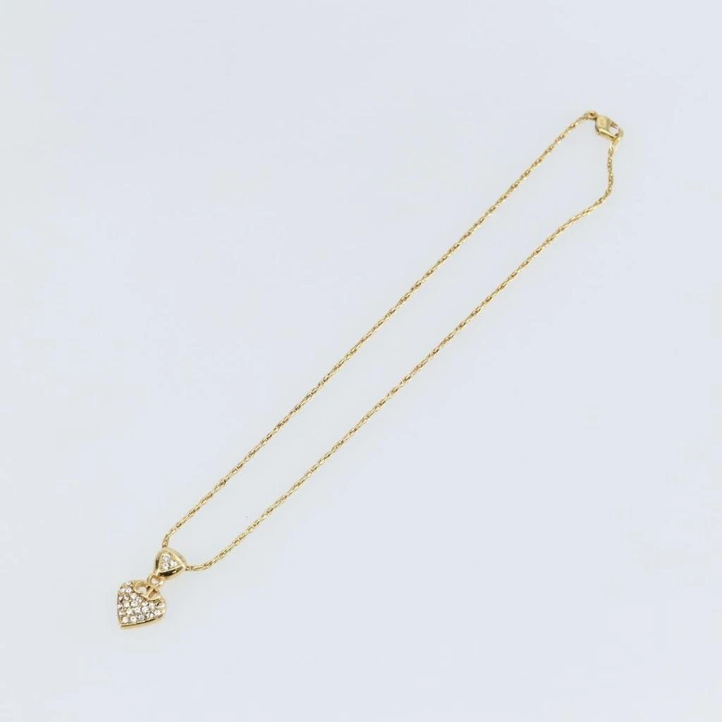 Dior Cd Pendant Necklace Metal And Crystals Metal Jewelry (Pre-Owned)