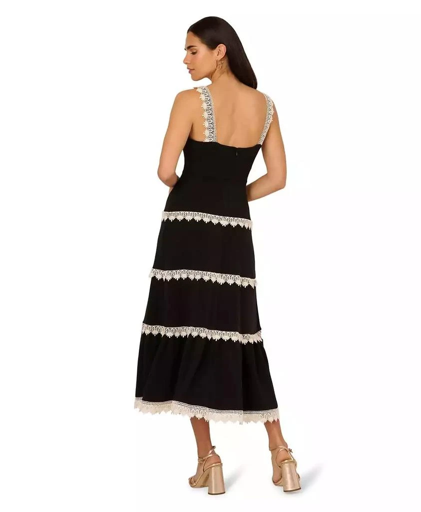 Adrianna Women's Sleeveless Square-Neck Midi Dress 2