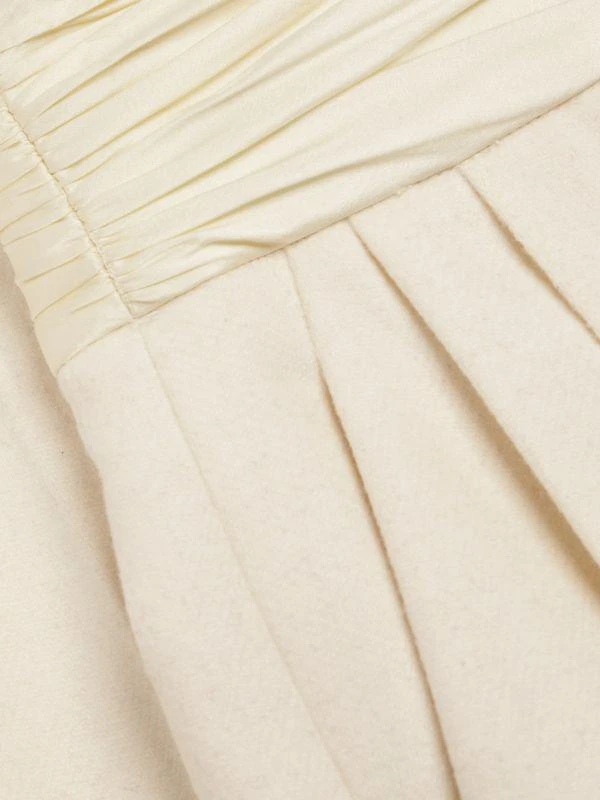 LaQuan Smith Chiffon Pleated Trousers 5