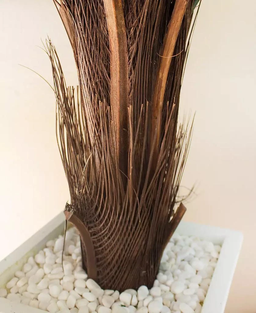 NEARLY NATURAL 4.5
Cycas UV-Resistant Indoor/Outdoor Artificial Plant in White Tower Planter 4