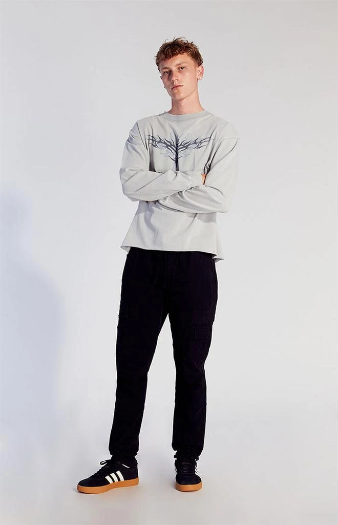 PacSun Stretch Black Slim Cargo Pants 2