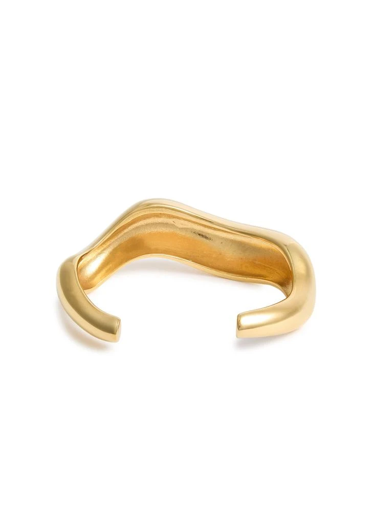 AGMES Astrid large gold vermeil cuff 3