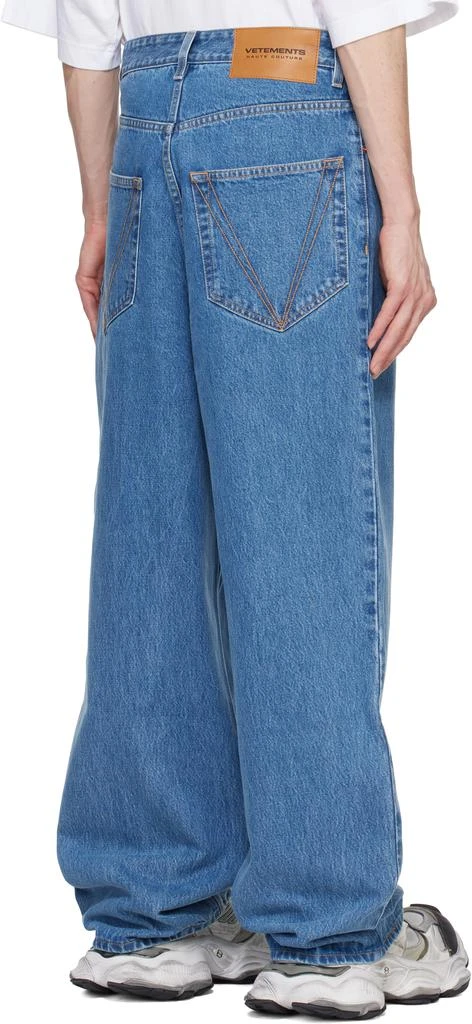 Vetements Blue Baggy Jeans 3