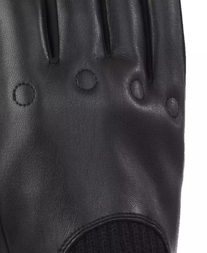 Isotoner Signature Men's Artificial Leather Driver Touchscreen Gloves 3