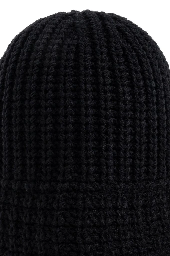 YOHJI YAMAMOTO Yohji Yamamoto W/AC Cardigan Stitch Knit Stitch Hat 3