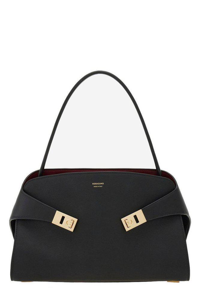 Salvatore Ferragamo Ferragamo Hug Zipped Small Shoulder Bag