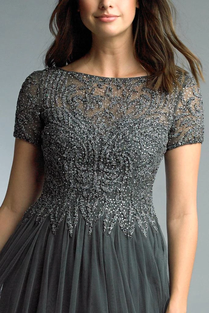 Shop Short Sleeve Beaded Evening Gown on Sale at BeyondStyle  Get 63% Off Short  Sleeve Beaded Evening Gown with Limited-Time Flash Deals, Exclusive  Discounts, and Special Offers. Enjoy Unbeatable Savings on