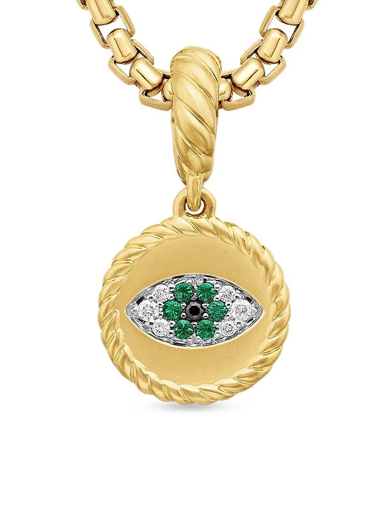 David Yurman Evil Eye Amulet in 18K Yellow Gold 5