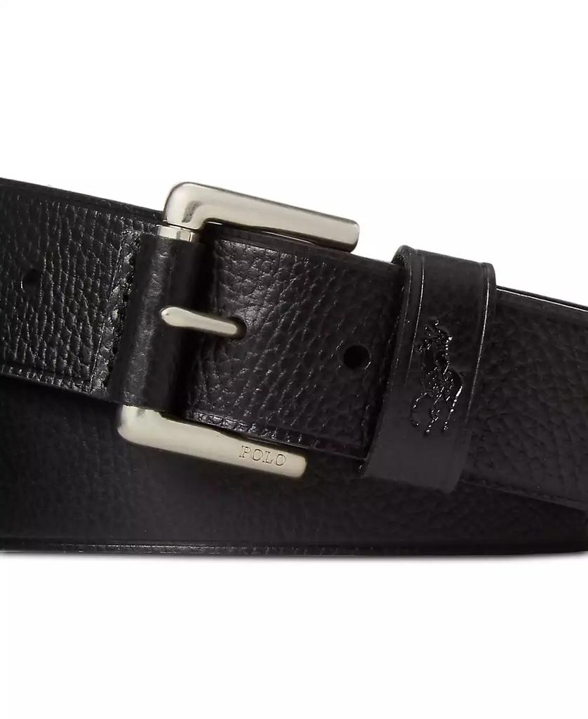 Ralph Lauren Men's Signature Pony Leather Belt