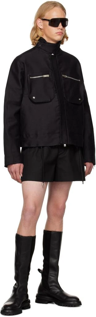 ADYAR SSENSE Exclusive Black Paneled Jacket 4