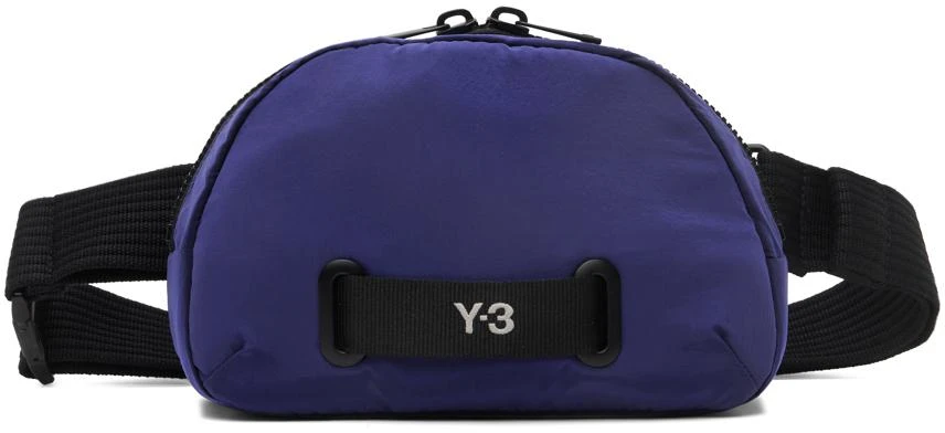 Y-3 Blue Crossbody Belt Bag 1