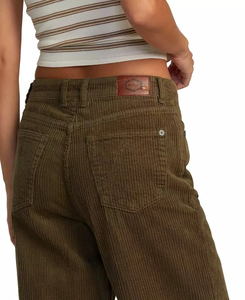 RVCA Juniors' Coco High-Rise Corduroy Pants 3