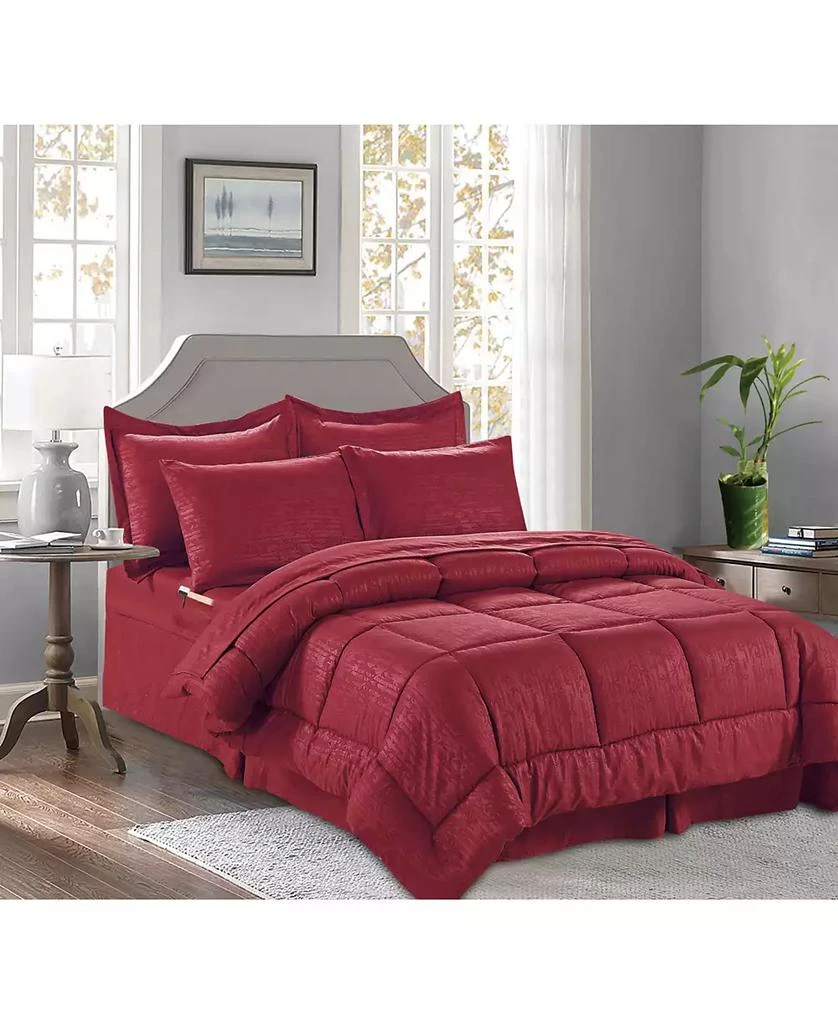 Elegant Comfort Bamboo Pinted 6-Pc. Comforter Set 11