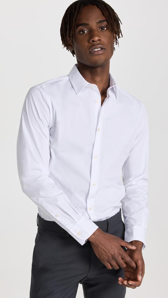 Club Monaco Stretch Poplin Dress Shirt