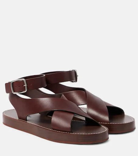 Loro Piana Sumie leather sandals 1