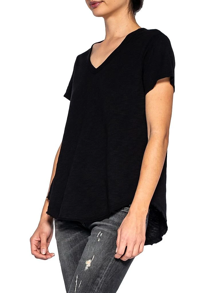 Wilt Short Sleeve V-Neck Raw Hem T-Shirt 5