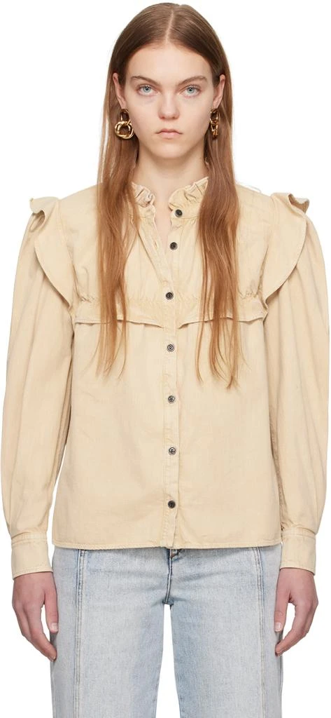 Isabel Marant Beige Idety Shirt 1