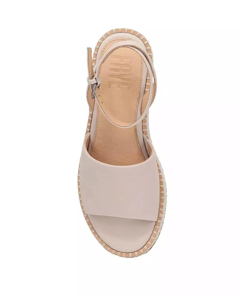 Frye Women's Joy Ankle Strap Platform Wedge Sandals 4