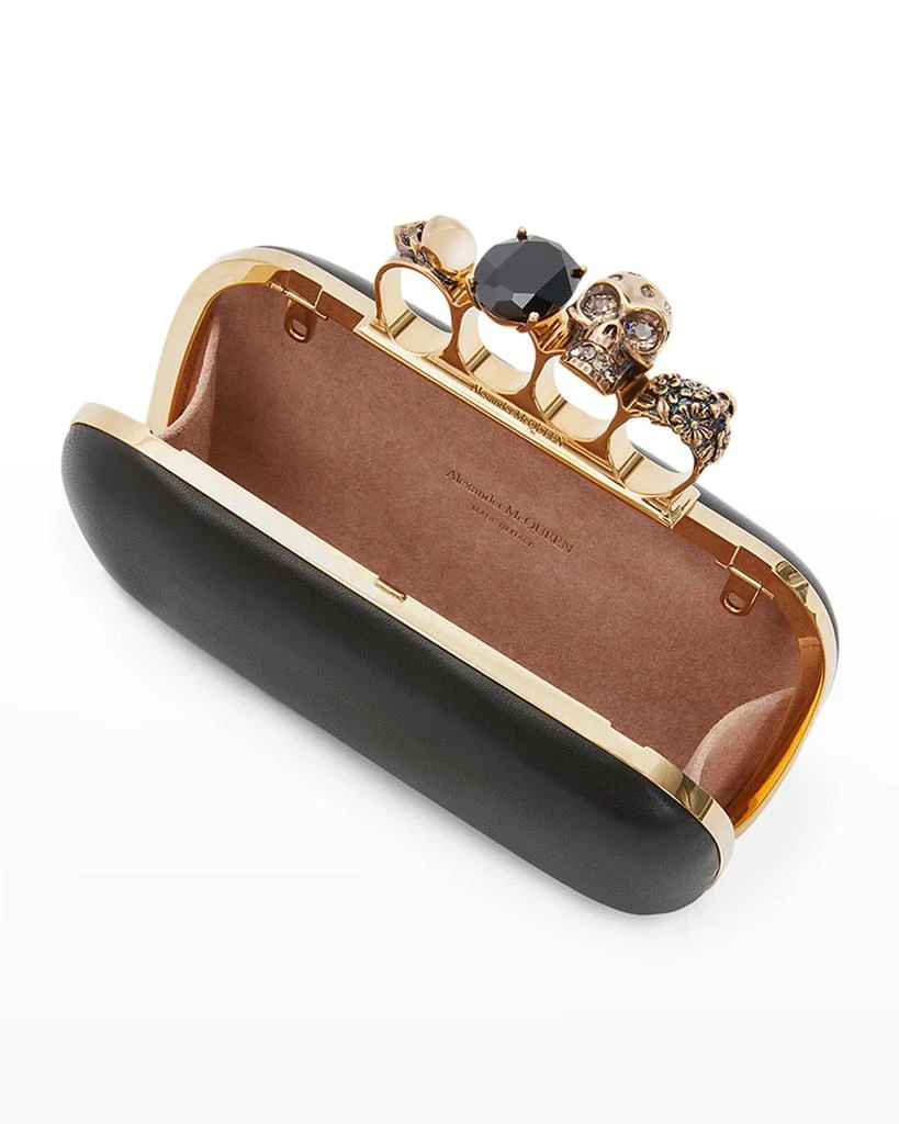 Alexander McQueen Skull Four Ring Clutch Bag 3
