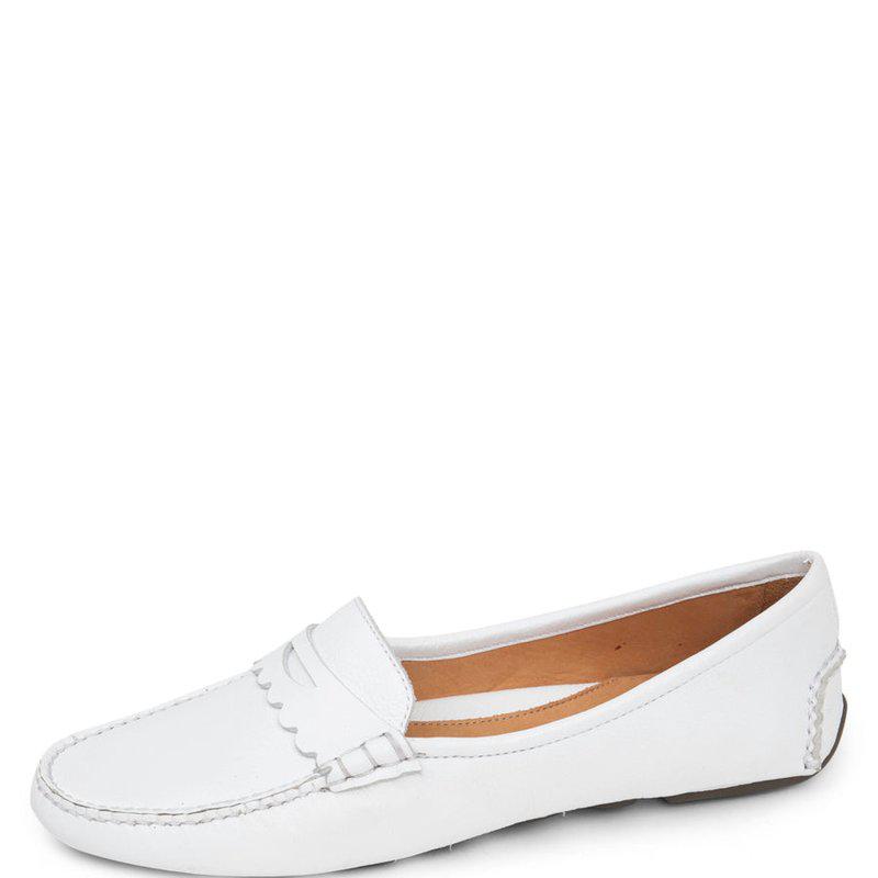 Patricia Green Janet Scalloped Penny Loafer Driving Shoe