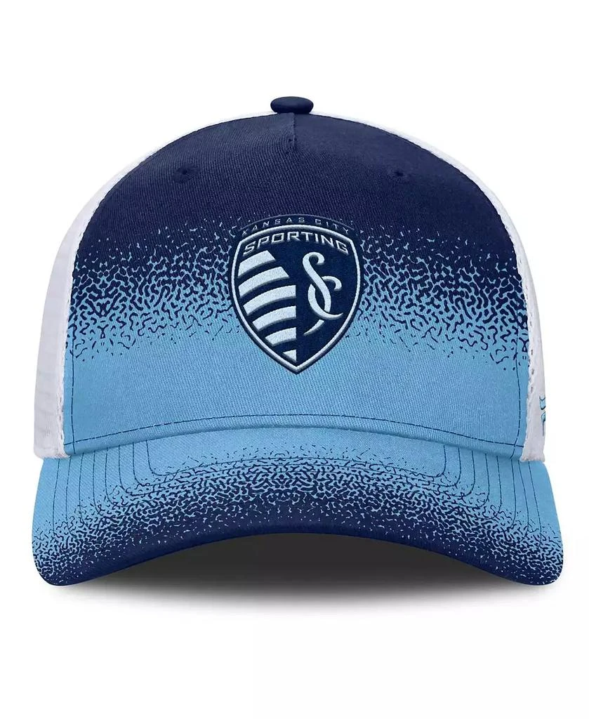 Fanatics Men's Navy Sporting Kansas City Libero Trucker Adjustable Hat 4