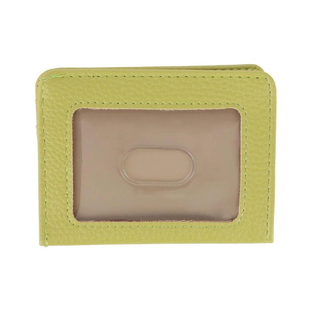 Buxton Women's Madras Vegan Leather Large ID Coin Case 5