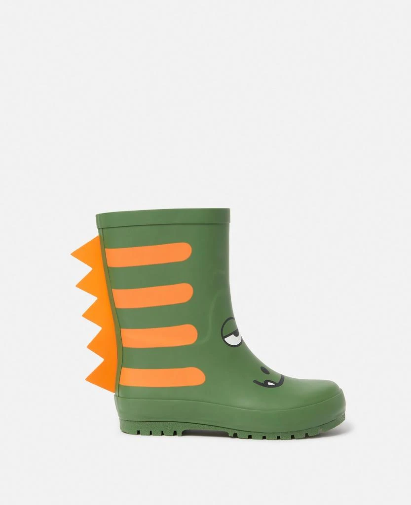 Stella McCartney Stella McCartney - Gecko Spike Wellies, Khaki, Size: 35 1