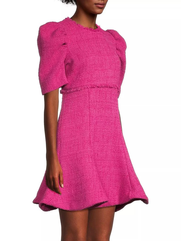 Likely Alia Flared Tweed Minidress 4