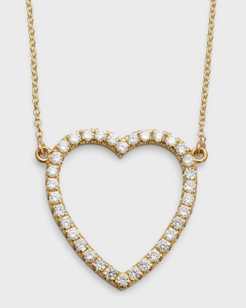 Jennifer Meyer Large Open Heart Necklace 1