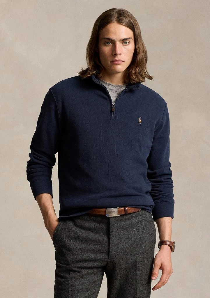 Ralph Lauren Estate Rib Quarter Zip Pullover Sweatshirt 1
